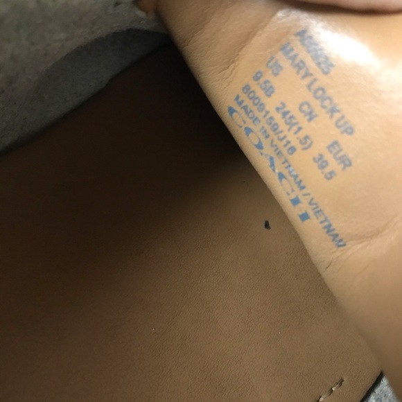 Coach flats SZ 9 1/2 B - Picture 8 of 8